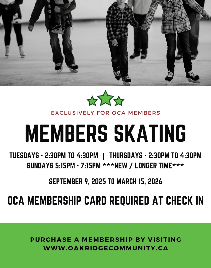 Members Skating Poster WebP, Sept 2025 Members skating poster for 2025
