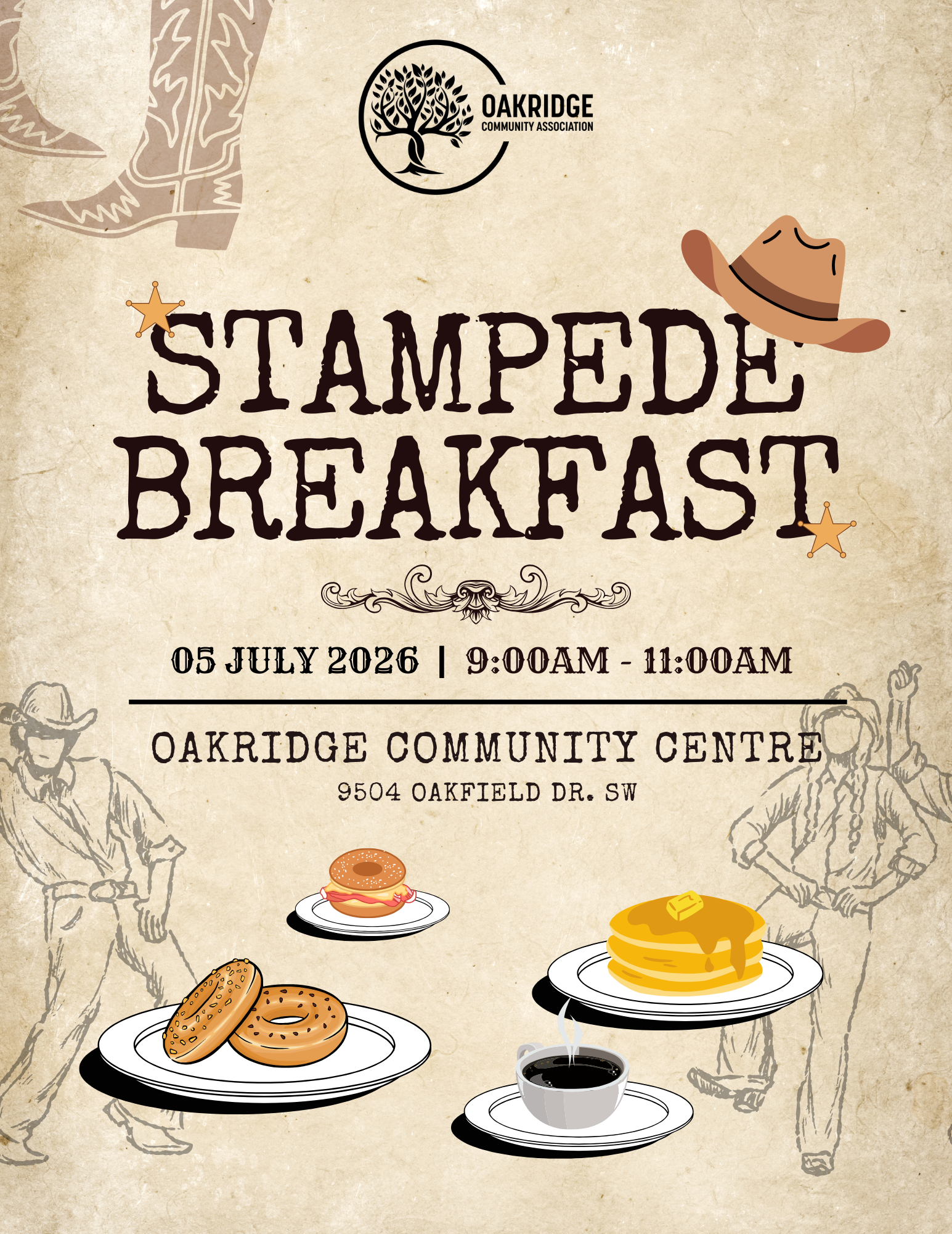 Stampede Breakfast 2026 Poster Holiday Adventures Program Main Poster
