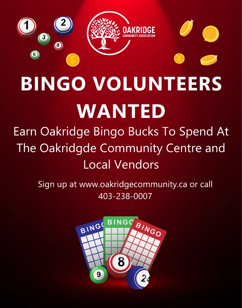 Bingo volunteers Seot 2026 Casino Poster